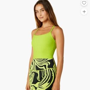 Beyond Yoga Spacedye Slim Racerback Cropped Tank Size Large